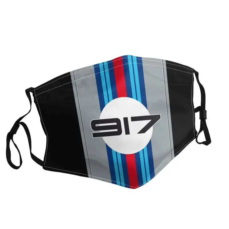 

Martini Racing Mask Non-Disposable Racing Extreme Sport Stripe Face Mask Protection Cover Unisex Adult Respirator Mouth Muffle