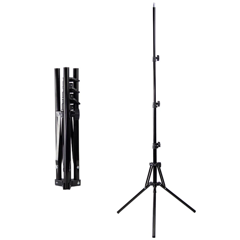 

1x 160CM Portable Tripod Microphone Stand 1/4 Screw For Photographic Light Phone For Light Lamps Reflector Umbrella Tools