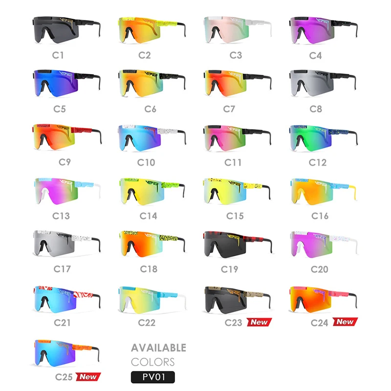 

PIT Viper Sunglasses Outdoor Sports Cycling Glasses Fishing Sunglasses Climbing Mirror Retro Vintage Eyewear VIPER Sun Glasses