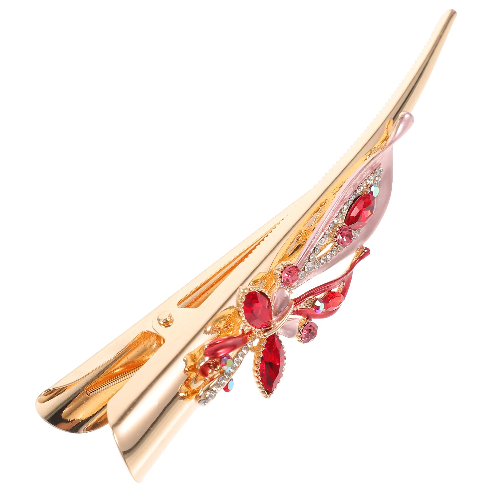

Metal Rhinestone Hair Clip Women Hair Clip Large Hair Clip Duckbilled Hair Clip