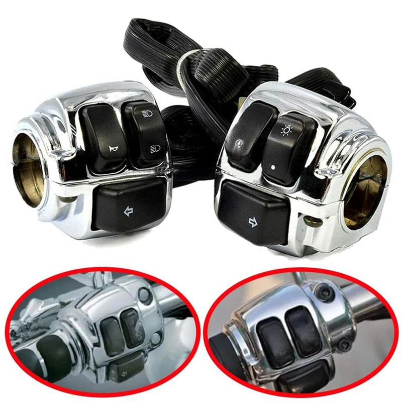 Для XL883 Sportster Dyna V-ROD Softail мотоциклетный переключатель указателя поворота на руле