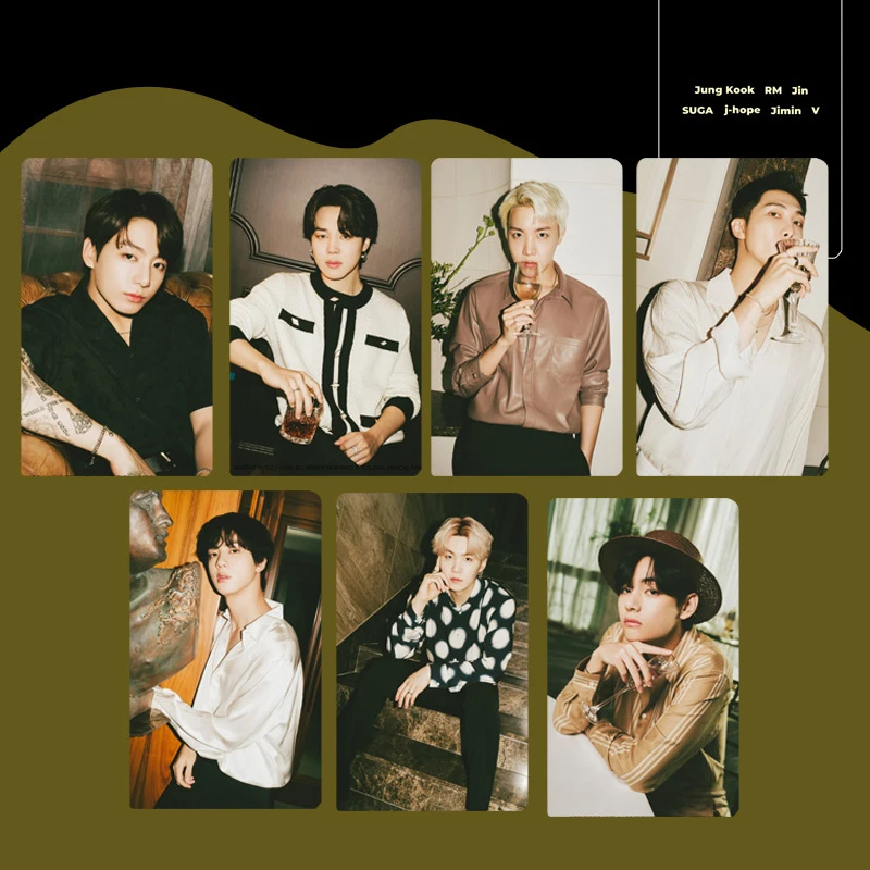 

7 шт./компл. оптовая продажа Kpop Bangtan Boys, новый альбом, карточка ЛОМО, фотопечать, карточки, корейский постер, картина, поклонники, подарки для с...