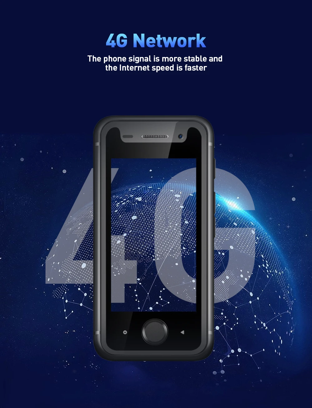 Melrose S9 Plus 4G Android 7.0 Mini Smartphones Quad Core 1G RAM 8GB ROM 2.45 Inch Small Phone 1000mAh 5MP Camera Mobile Phone