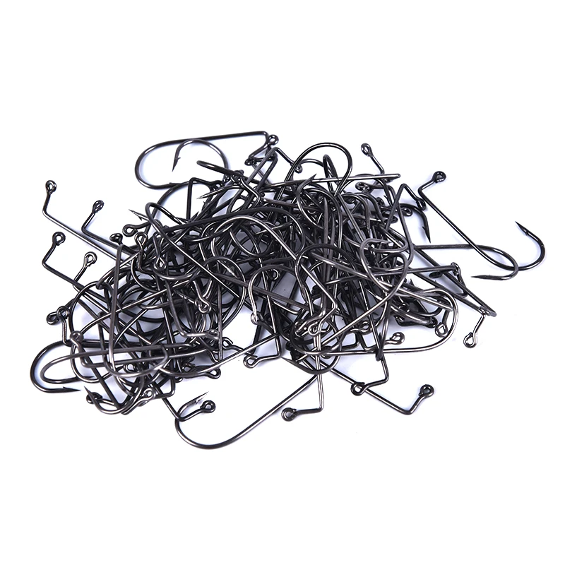 

50PCS/lot Jig Fishing Hook High Carbon Steel 90 Degree Shank Bent Saltwater Jig Hooks Fishing Hooks Fishing Tools Accessories