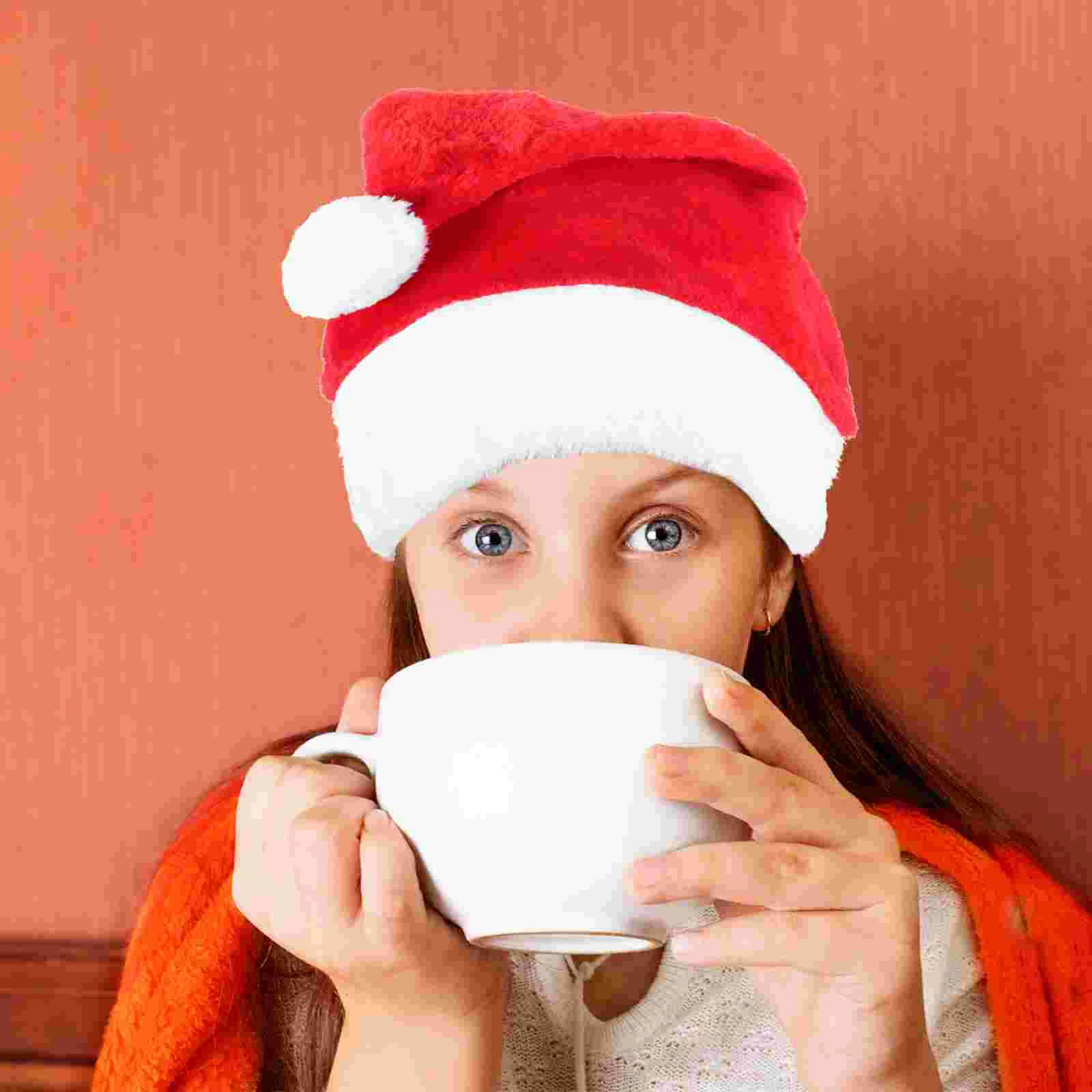 Рождественские украшения мужские подарки плюшевая шапка Санта-Клауса шапки