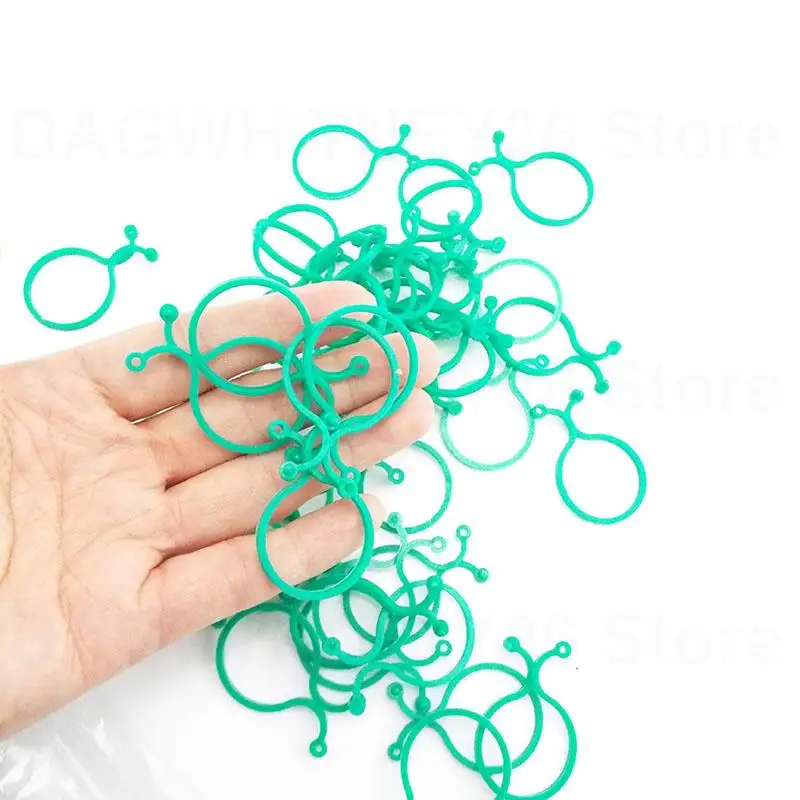 50 шт. зажимы для обвязки садовой лозы кольцевой держатель с пряжкой подставка