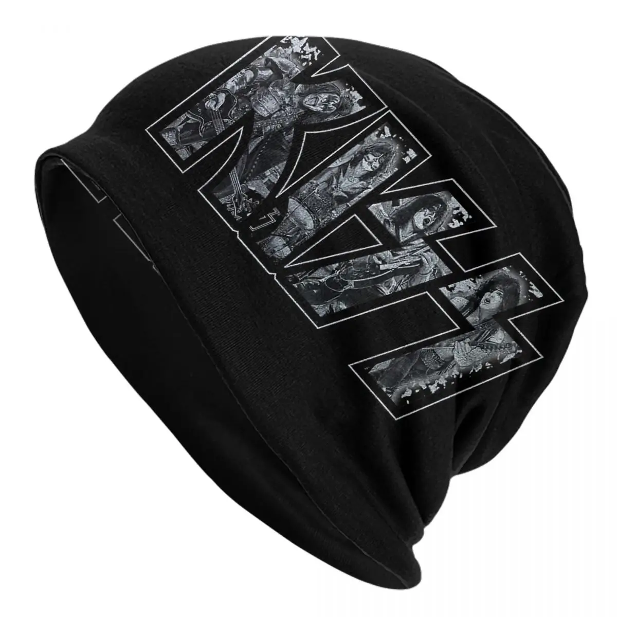 KISS (Illustrative Logo) Caps Men Women Unisex Streetwear Winter Warm Knit Hat Adult funny Hats