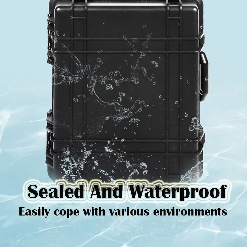 Waterproof Hard Carry Case Bag Tool Kits with Sponge Storage Box Safety Protector Organizer Hardware toolbox Impact Resistant