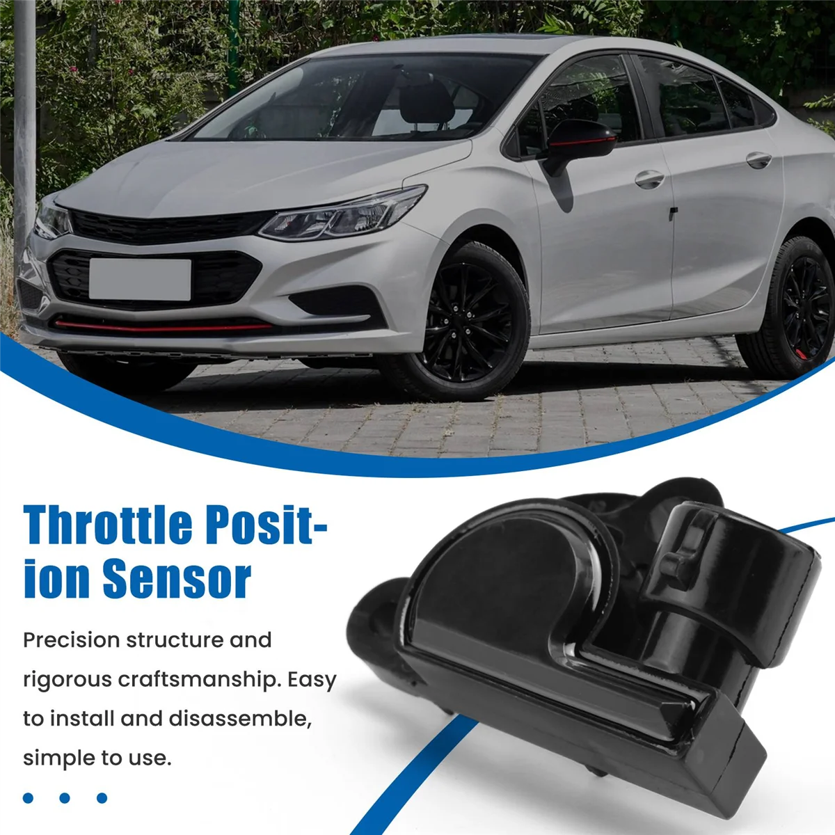 Датчик положения дроссельной заслонки TPS для CHEVROLET CAPTIVA C100 CRUZE EPICA Матиз Спарк LACETTI 0