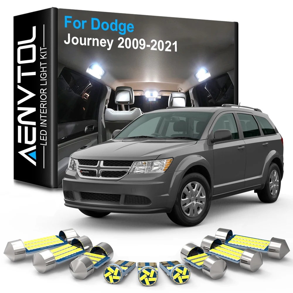 

AENVTOL 8pcs Canbus LED Interior Light For Dodge Journey 2009 2010 2011 2012 2013-2018 2019 2020 2021 Car Accessories No Errors