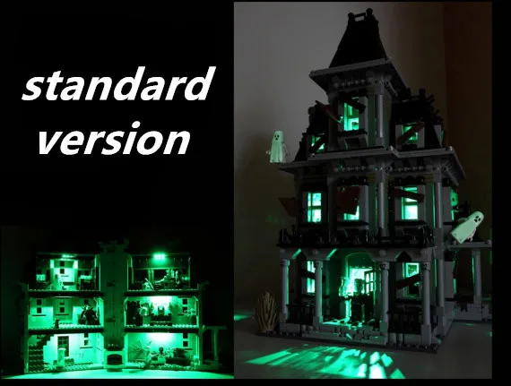 Набор со светодиодной подсветкой для города строительные блоки дома с