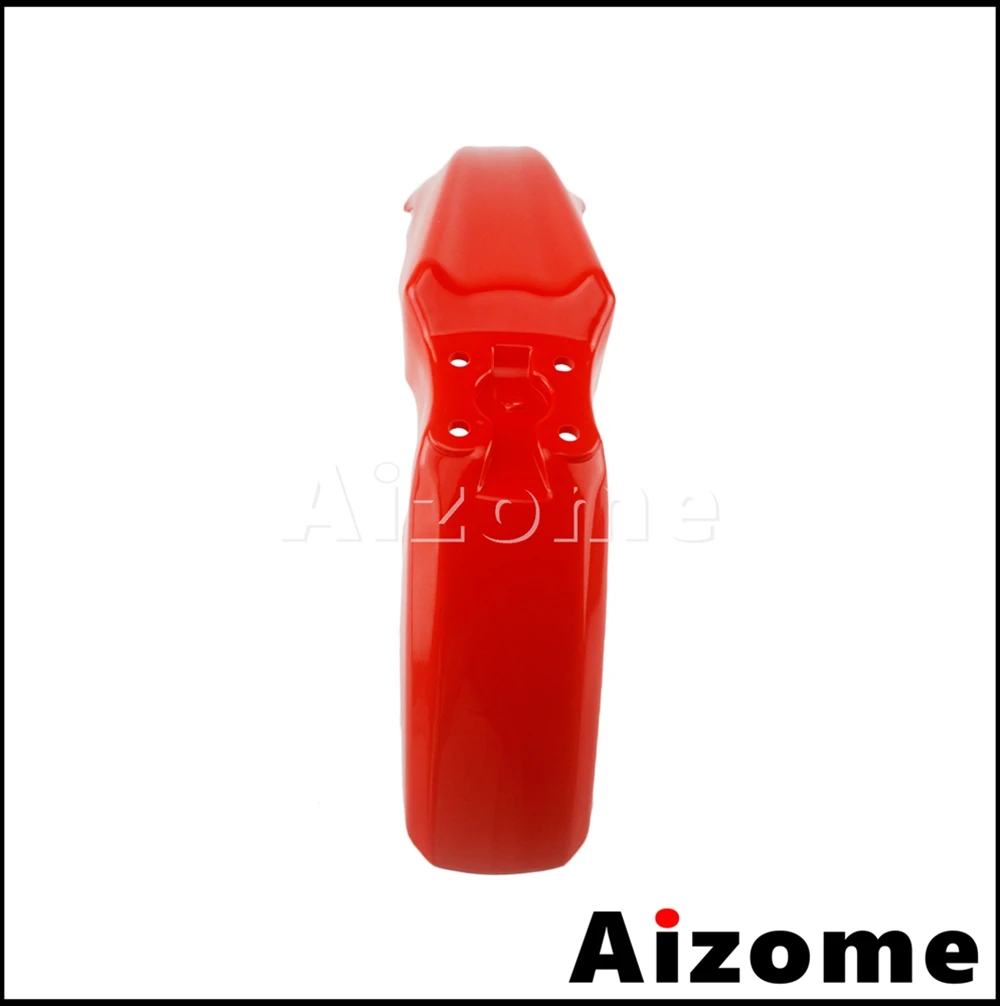 Переднее крыло для мотоцикла красное пластиковое внедорожника супермото эндуро