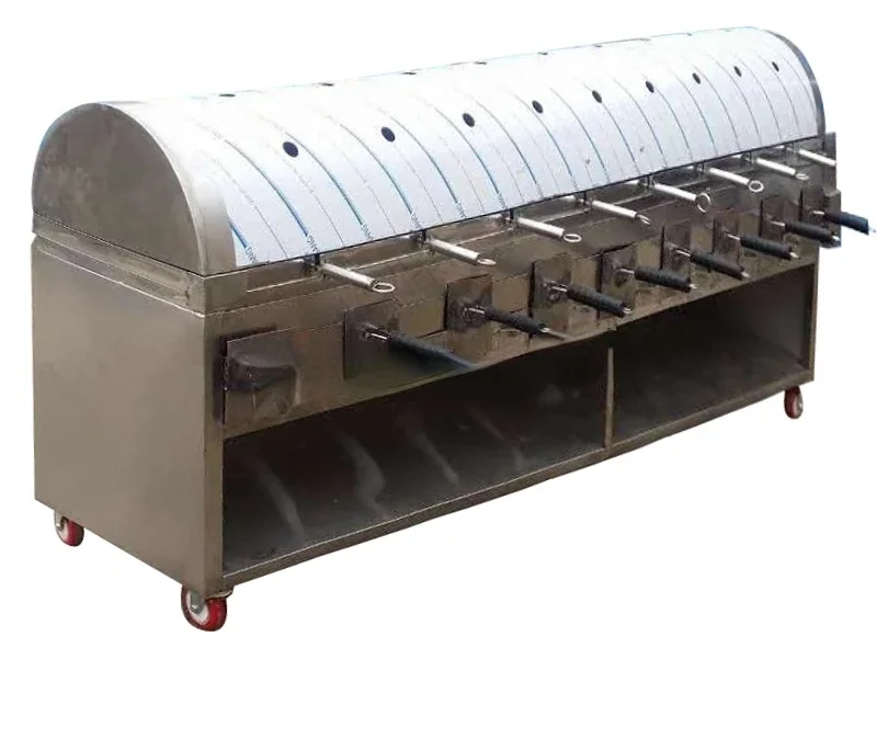 Мини Профессиональный чугунный греческий газ бамбуковая древесина Встроенный