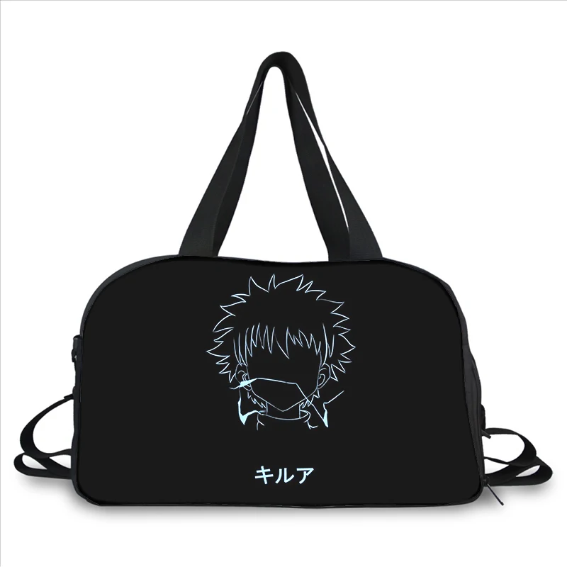 HUNTER×HUNTER Killua Zoldyck 3D printing fashion trend portable large capacity multi-function messenger bag travel bag