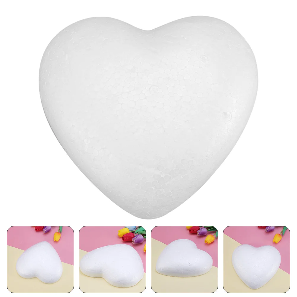 

Heart Styrofoam Polystyrene Craft Wedding Shapes Hearts White Dummy Cake Shape Craftsfloral Christmasmodelingarranging Diy Party