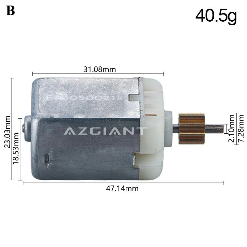 Фото AZGIANT FC-280SC-20130 Автомобильный блок замка багажника, замена двигателя постоянного тока 12 В с высоким крутящим моментом, прочные автомобильные аксессуары для электроники, игрушка «сделай сам» №4