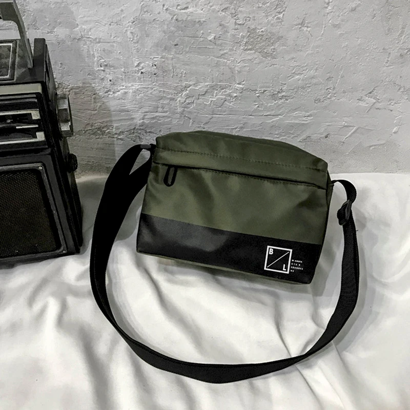 

Women Shoulder Bag 2022 Nylon Handbags Teenager Shopper Purse Fashion Solid Color Letter Print Outdoor Waterproof Crossbody Bags