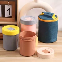 600ml large capacity insulated lunch box portable outdoor picnic travel microwave heated food storage container