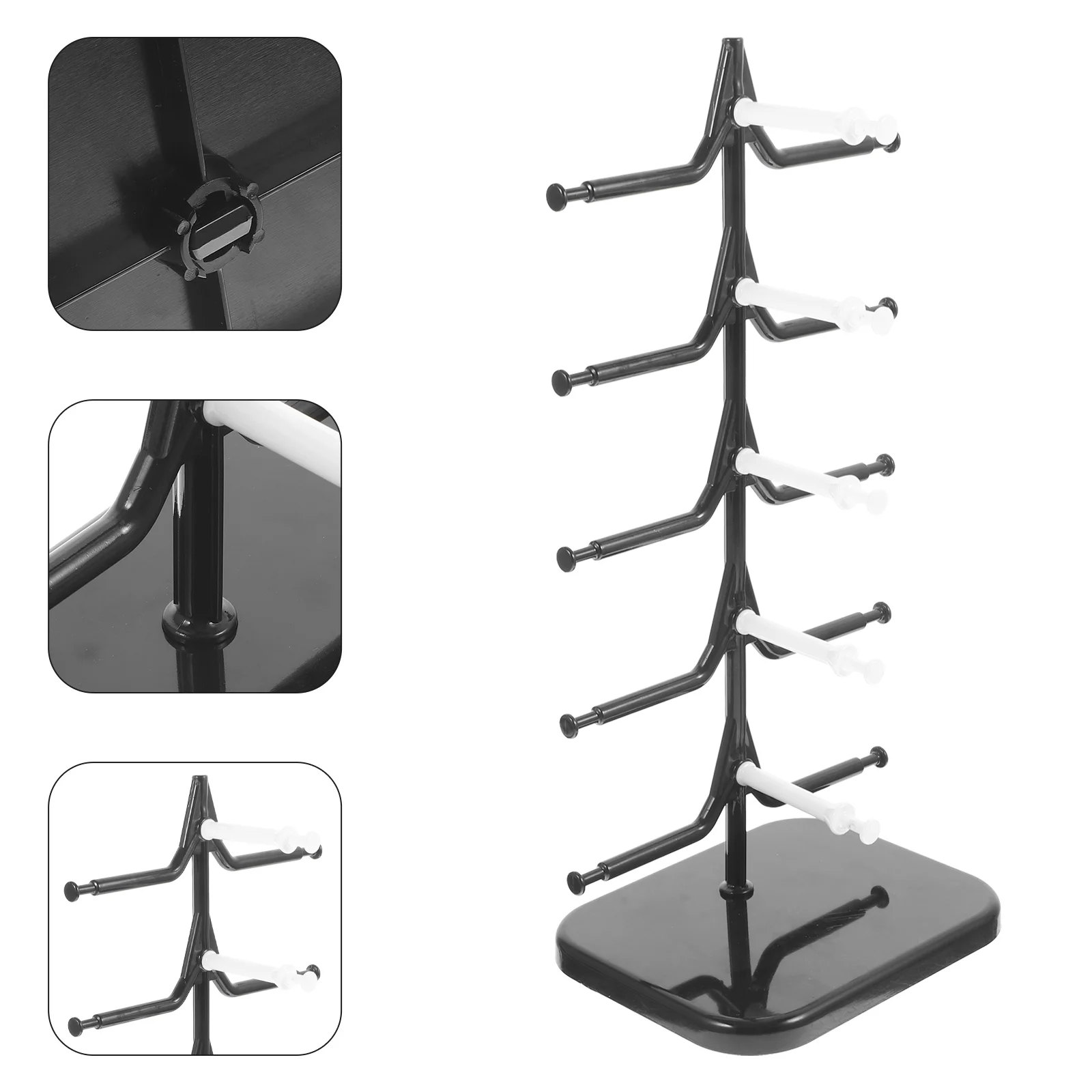 

Rotating Display Stand Organizer Sunglasses Holder Frame Storage Rack Eyeglasses Plastic Pp
