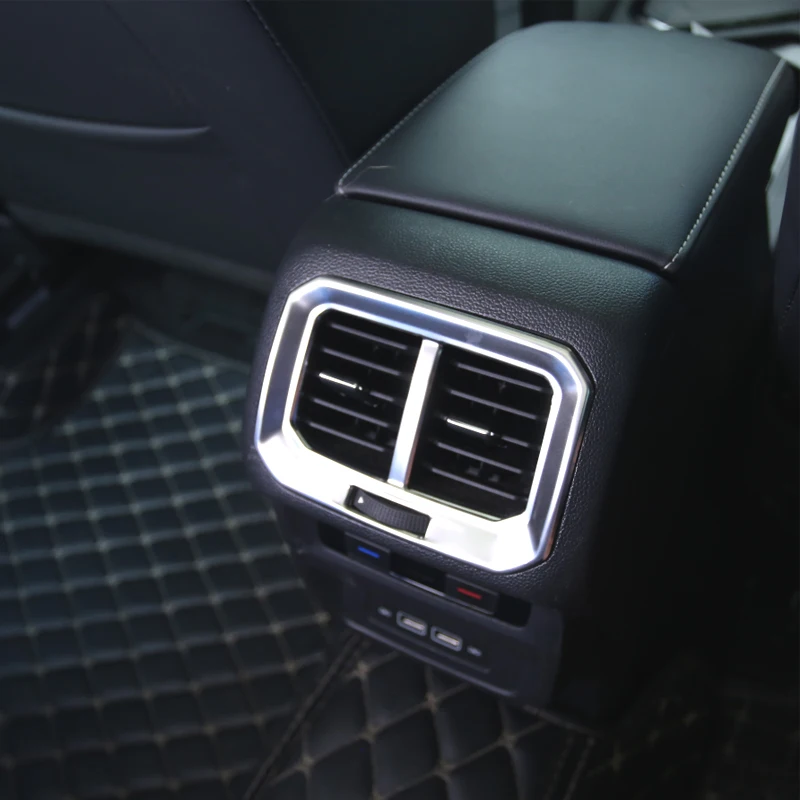 

Автомобильная крышка, задняя накладка, вентиляционное отверстие для кондиционера для Volkswagen TiguanL VW Tiguan L MK2 2016 2017 2018 2019 2020