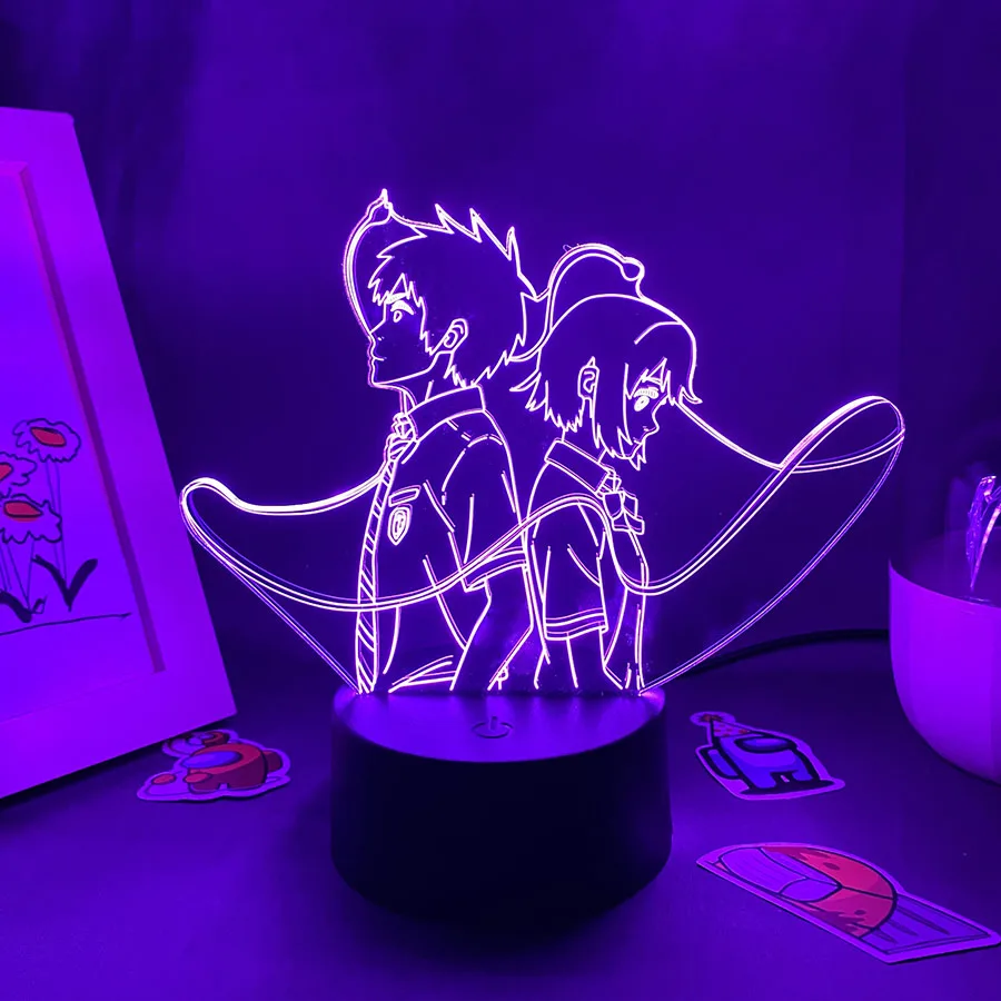 

Фигурки из аниме-фильмов с вашим именем, 3D светодиодный неосветильник Otaku, рождественские подарки для друзей, Лавовая Лампа, декор для спаль...