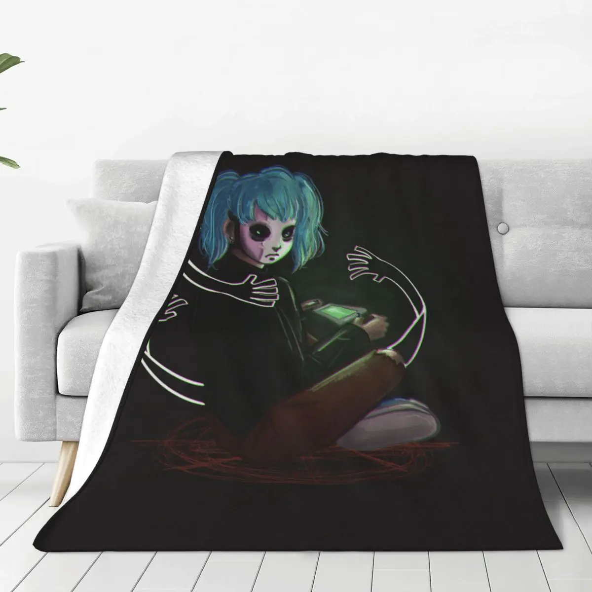 

Sally Face Game Blanket Flannel Awesome Soft Throw Blankets for Home Decoration
