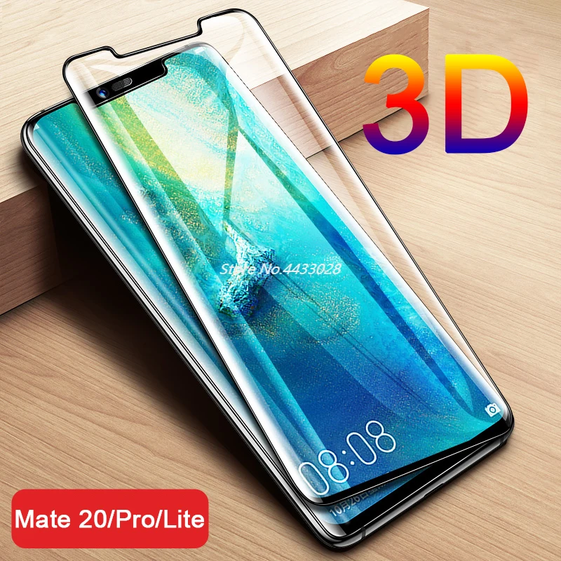 

3D изогнутое закаленное стекло для Huawei Mate 20 Pro, Защита экрана для Mate 20 X Mate20 Lite 20x Mate20pro Mate20x, защитная пленка