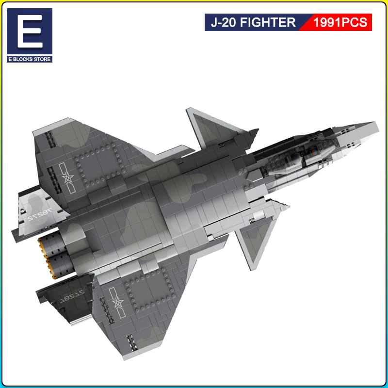 Конструктор серии современных самолетов совместимый с Lego высокотехнологичный