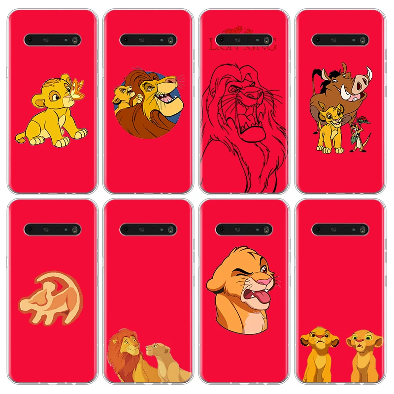 

Disney lion king For LG G8 V30 V35 V40 V50 V60 Q60 K40S K50S K41S K51S K61 K71 K22 K31 K42 K92 ThinQ 5G Phone Case