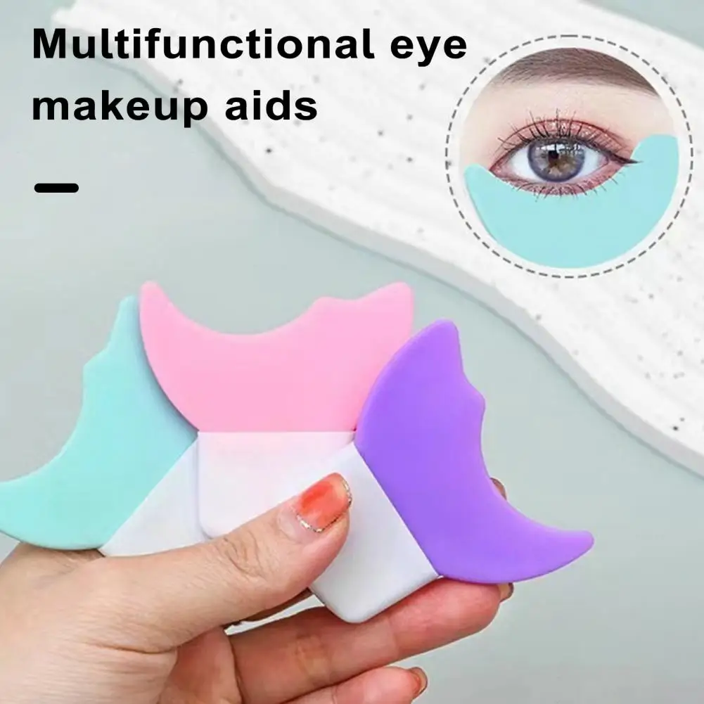1 шт. многоразовая косметика для глаз силиконовая подводка трафареты бровей крем