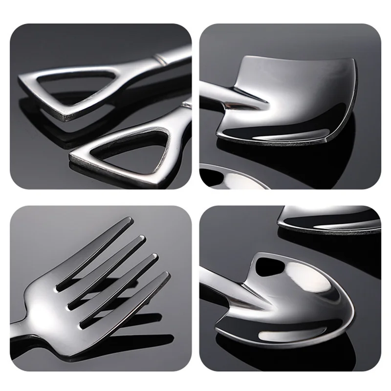 21 шт. ложка-лопатка чайная ложка из нержавеющей стали кофейная десертная для