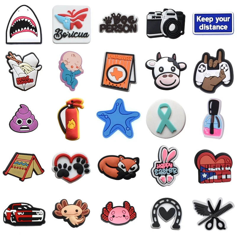 

Girl Shoes Accessories Gifts Packs Decorations for Croc Wholesale Bulk Women Charm Kids Shoe Charms Boy Set Jeans Para Pins Men