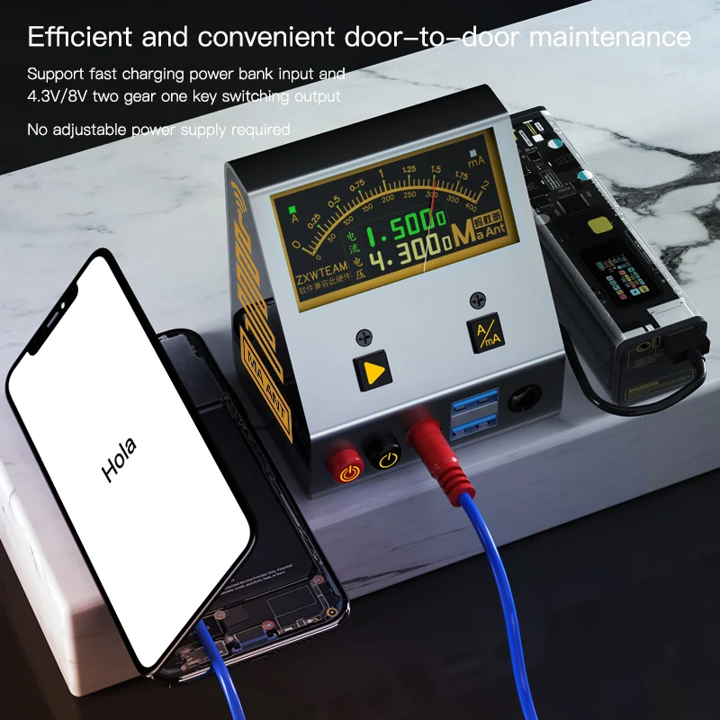 

MaAnt Current Recording Analyzer 3.2 Inch IPS Screen 4.3/8v Supports Dual Cell Phone Startup Wireless Bluetooth Power Meter tool
