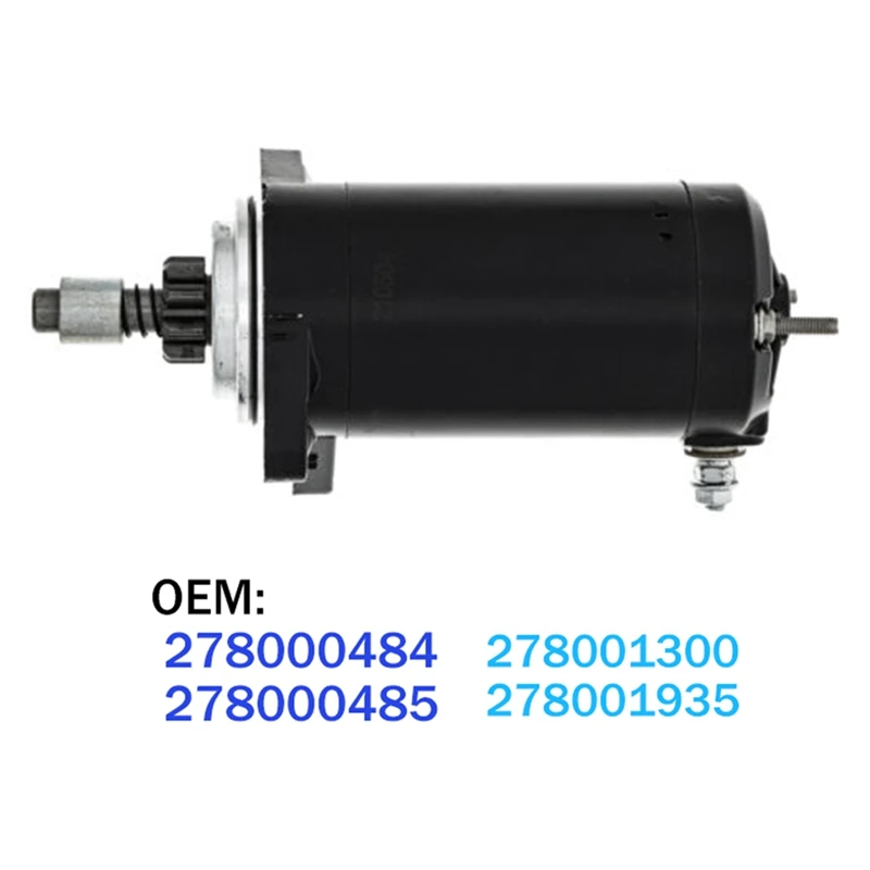 

278000484 278001935 278001376 Watercraft Starter Motor Starter Motor & Solenoid Relay For Seadoo SPX GTI SP GTS SPI HX GS