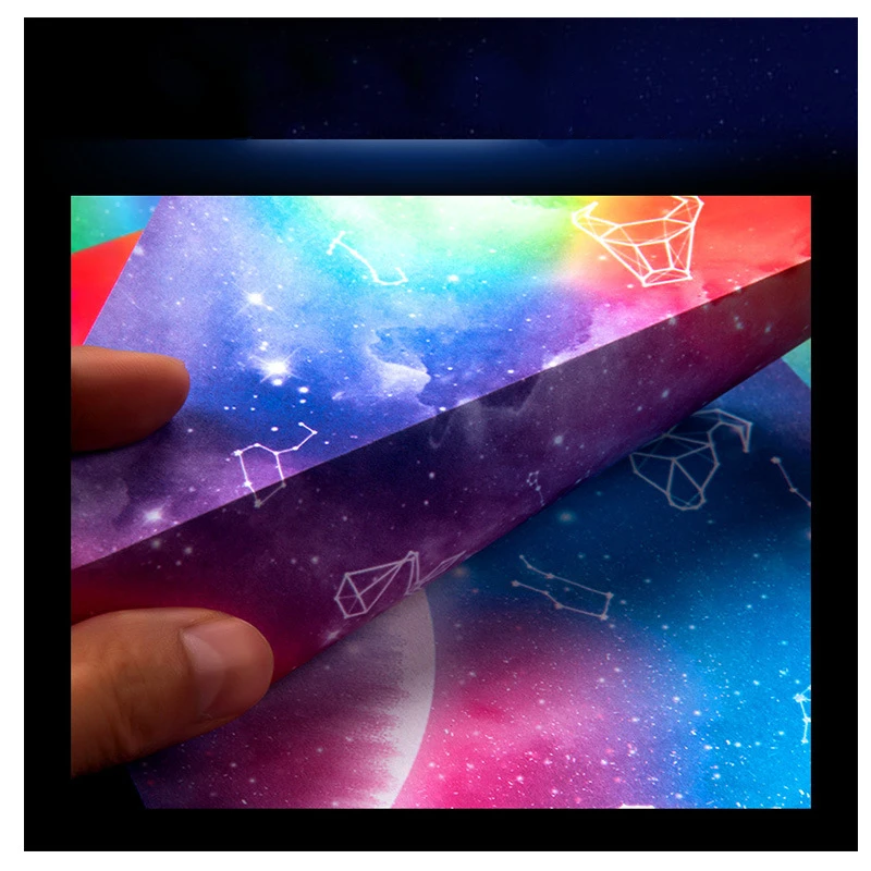 50 шт. 15 см Двусторонняя звезда оригами квадратная печать кран детский