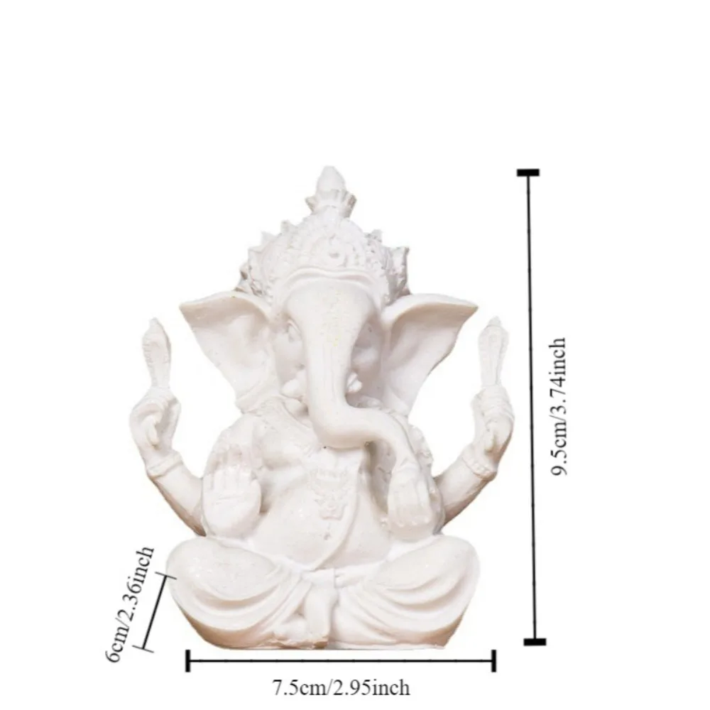 Статуэтка слона из песчаника Ganesha Индия сидящая статуэтка украшение песчаная