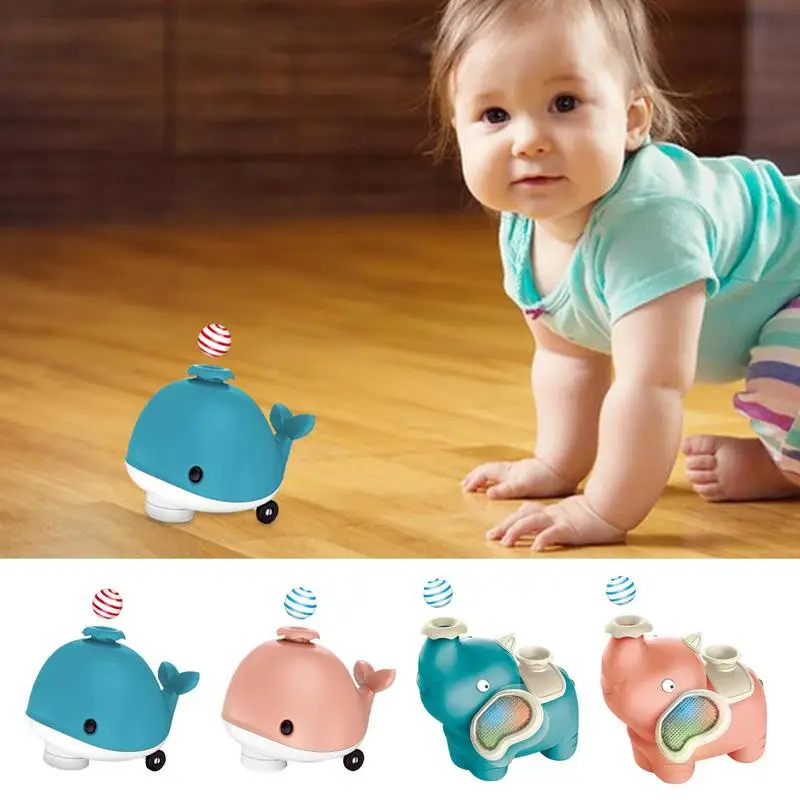 

Novelty Kids Toys Cartoon Elephant Animals Sound With Music And Light Blowing Ball Electric Toys For Boys Girls Children's Toys