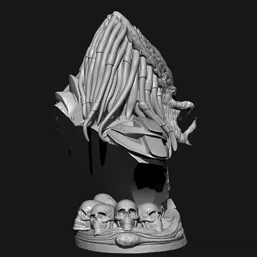 65 мм Смола Бюст наборы фигура хищника модель солдатика несобранная Неокрашенная