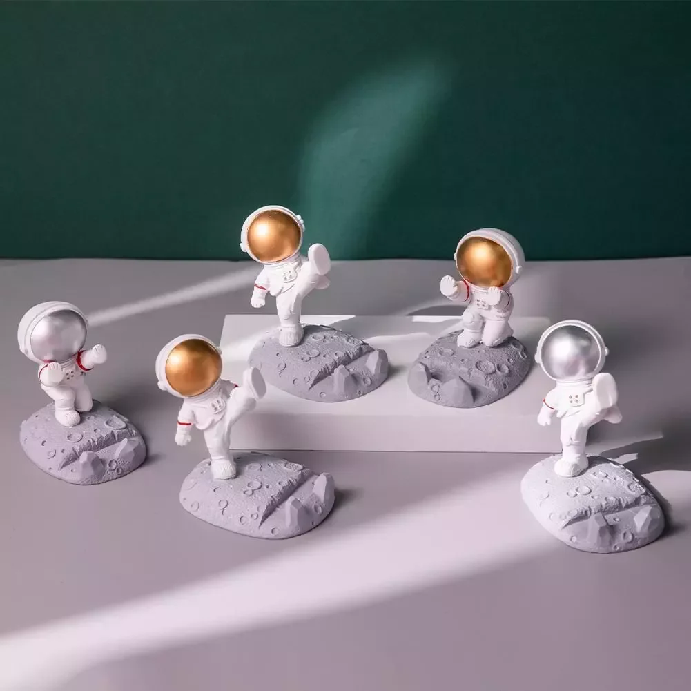 

Resin Astronauts Ornaments Stand Table Desktop For Phone Holder Cell Phone