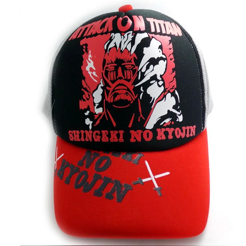 

Anime Attack On Titan Casual Cotton Hat Colorful Printing With Sun Cap for Outdoor Activities