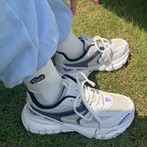 2023 Summer Retro Style Women Shoes Mesh Breathable Lightweight Sneakers Women Casual Running Platform Sports Shoes Woman