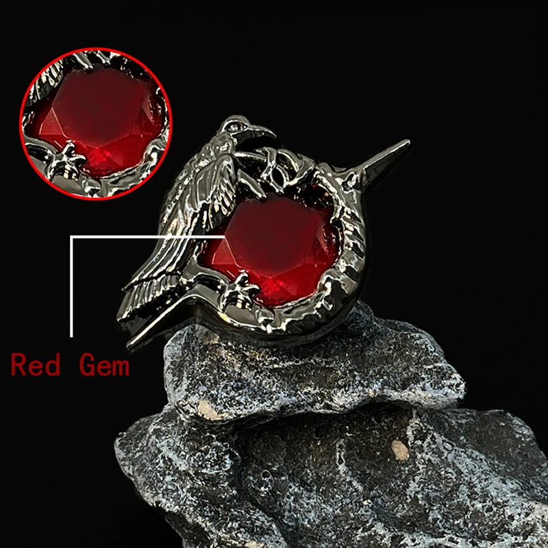 Брошь для косплея Любовь и глубокий косплей Силус унисекс значок с красным