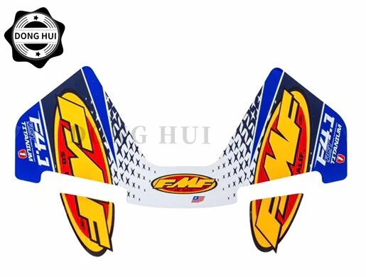 

Наклейки FMF на выхлопную трубу мотоцикла, модифицированные наклейки на выхлопную трубу для езды по бездорожью и горному мотоциклу, водонепр...