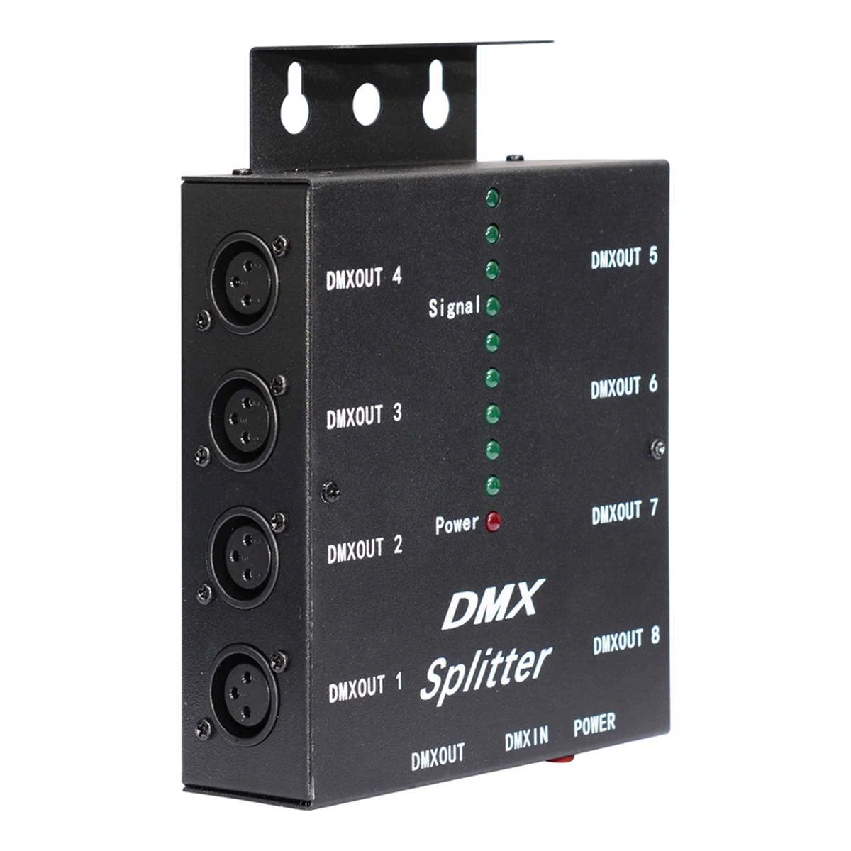 DMX512 Spillter 8 портов изолированный 3-контактный оптический усилитель распределения