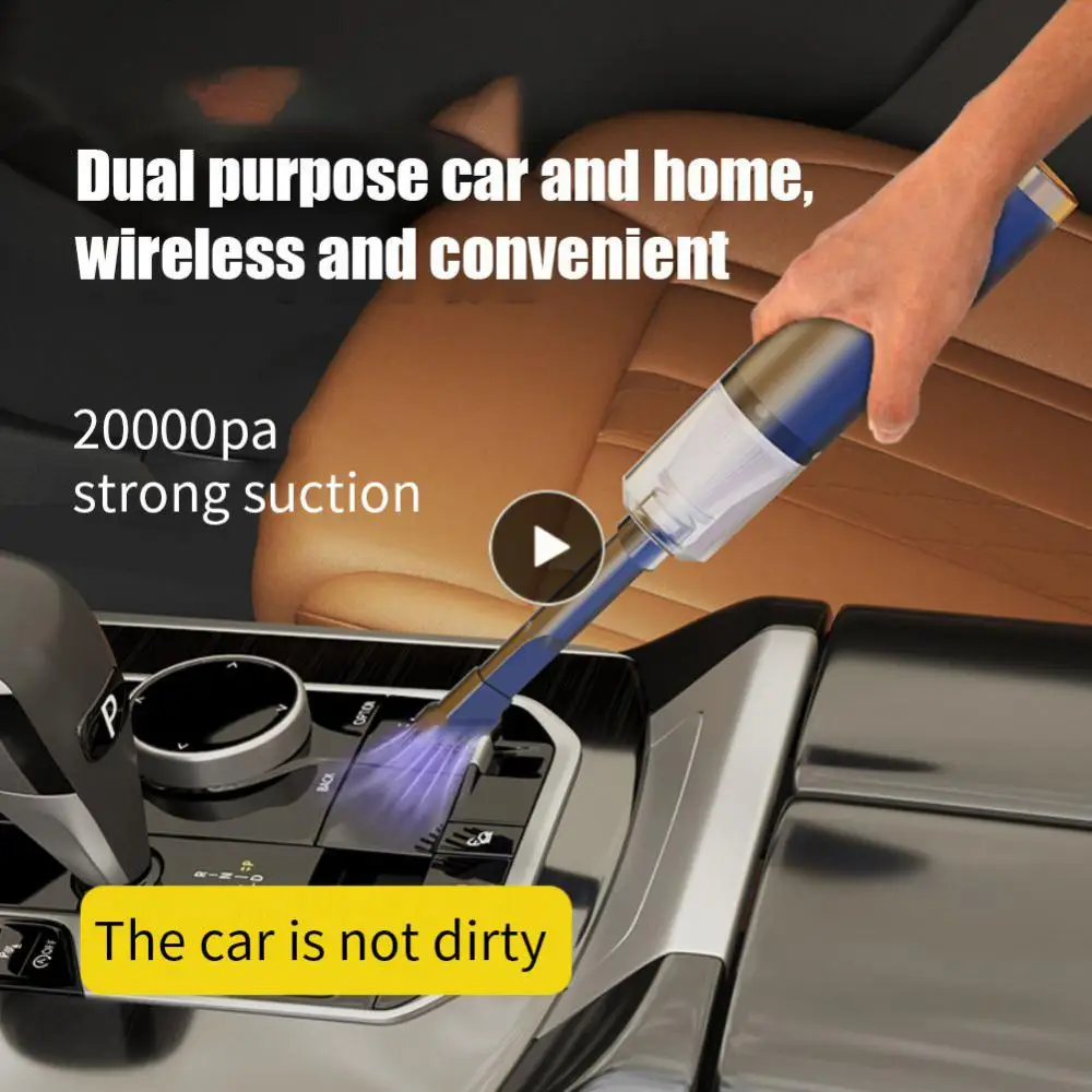 

Portable Wireless Vacuum Cleaner Auto Vacuum Home & Car Dual Use Car Vacuum Cleaner Cyclone Suction Mini Vacuum Cleaner