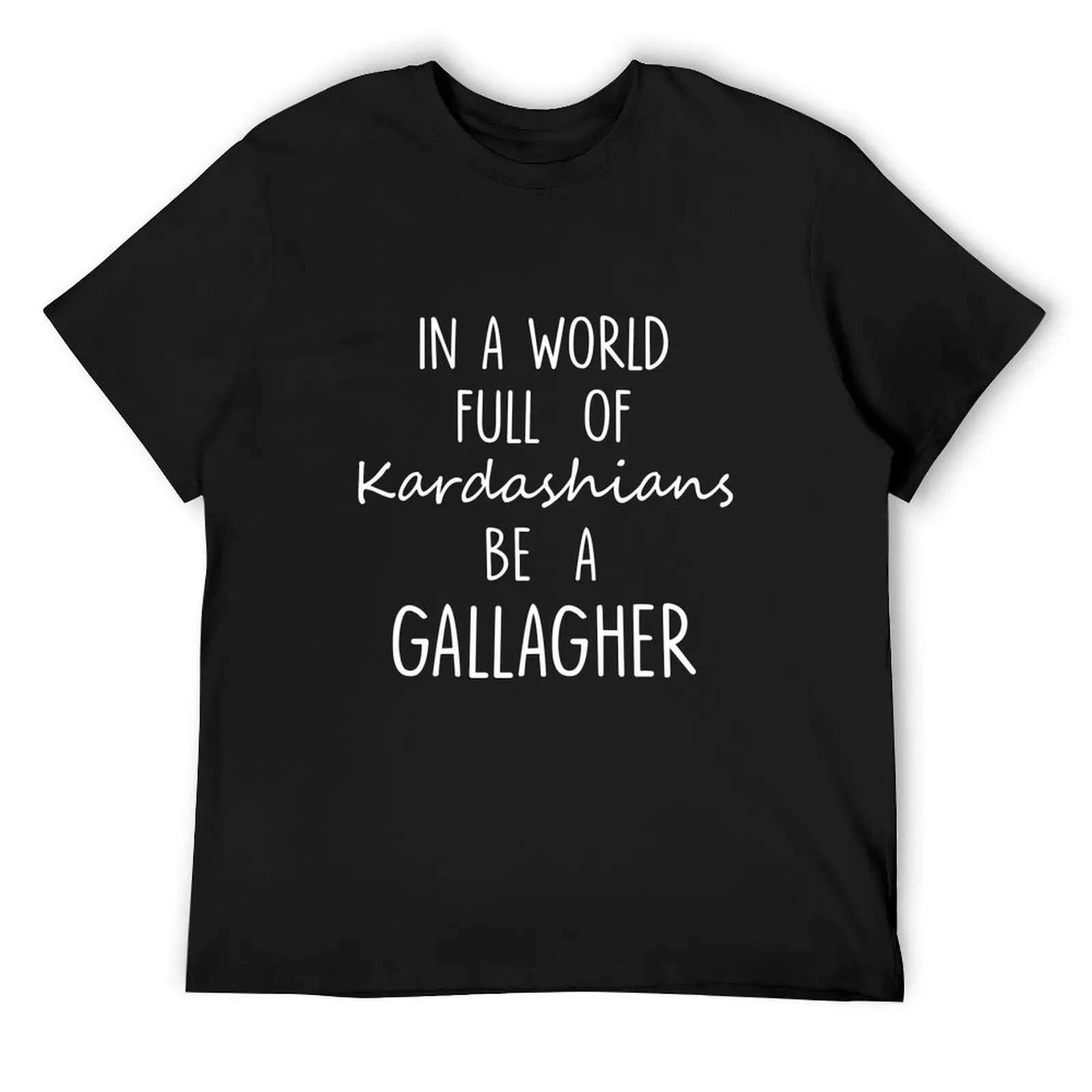 Футболка In A World Full of Kardashians Be Gallagher роскошные мужские модные рубашки синие