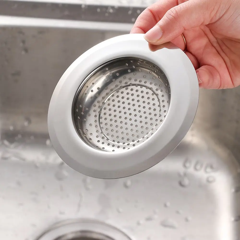 

Stainless Steel Strainer Mesh Trap Anti Clog Hair Clean Up Bathroom Kitchen Shower Drainer Sink Hole Filter Home Improvement New