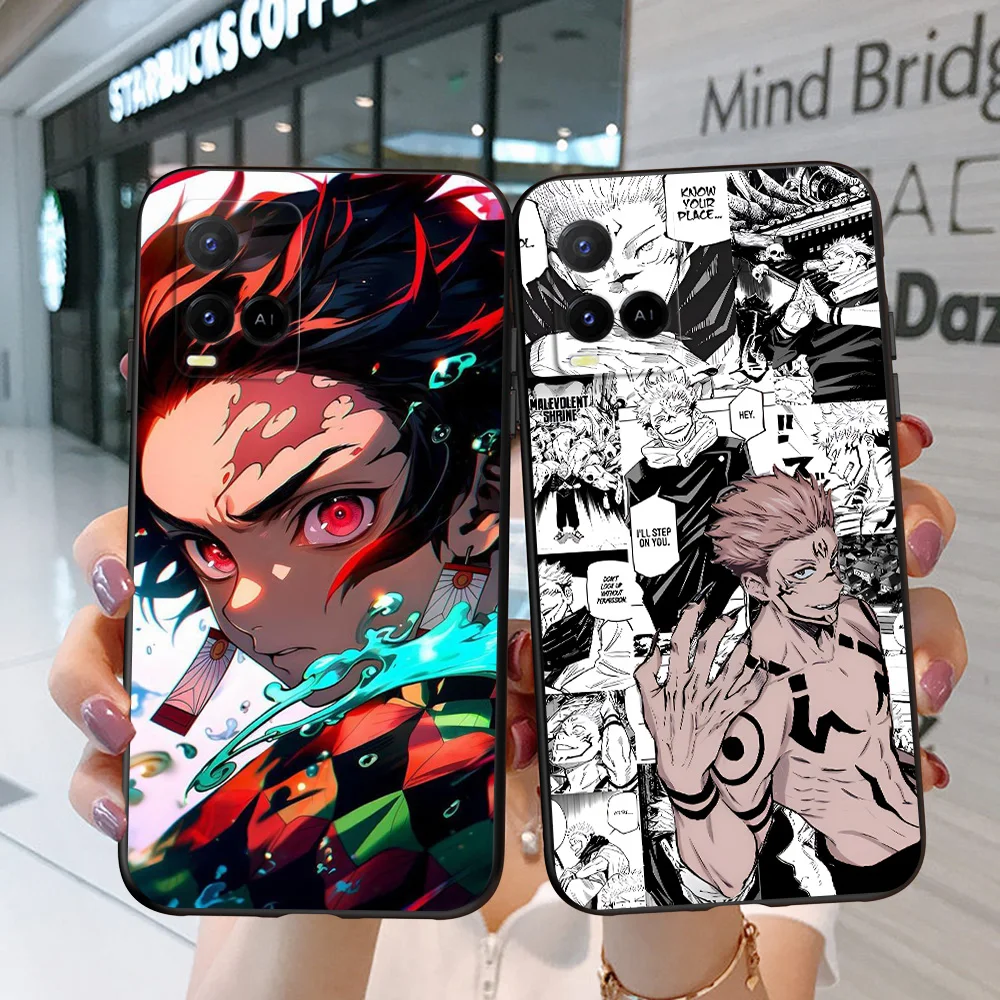 Женская задняя крышка для телефона Vivo T1X Y33S Y21 2021 Y21S Y21T Y21E Y21A Y21G Y33T