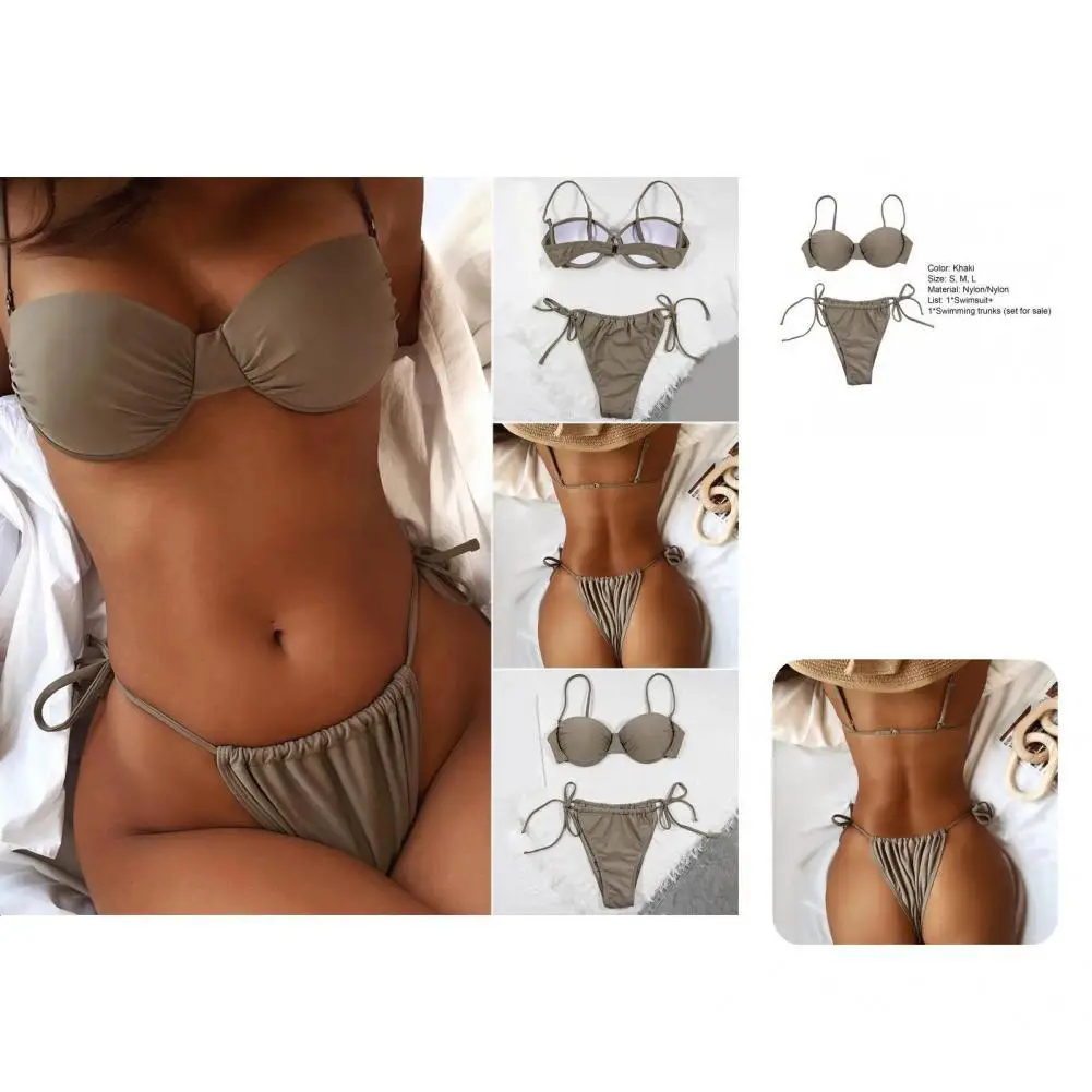 

Хаки 2 шт./компл. стильная со шнуровкой и открытыми плечами