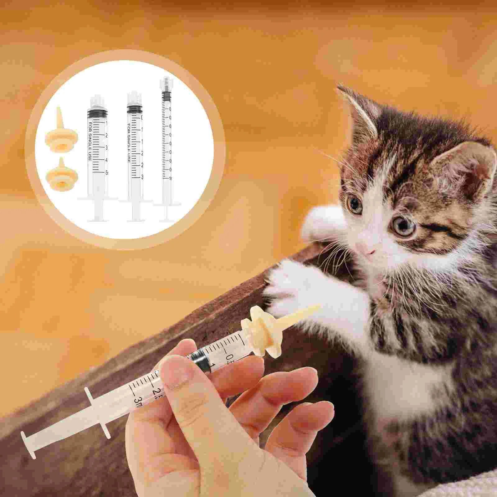 

Feeding Feeder Puppy Pet Nippleskitten Silicone Milkcat Pacifier Syringe Nursingtube Lamb Bottle Dog Babyshooter Safe Hand